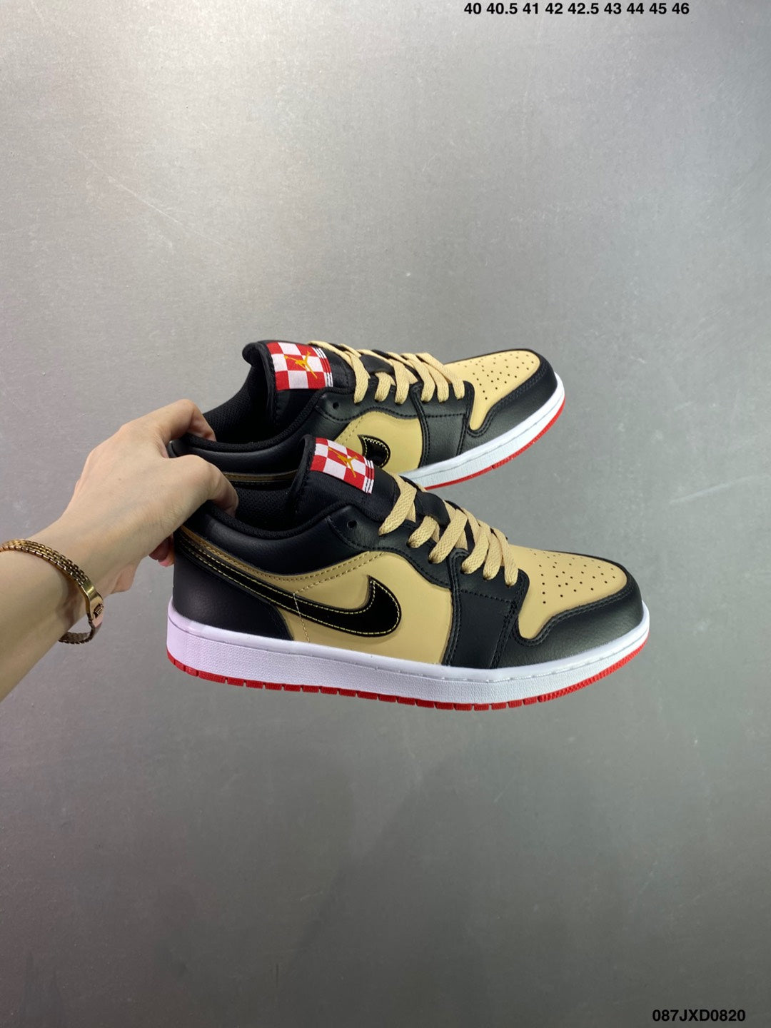 Air Jordan 1 Retro Low Black Yellow
