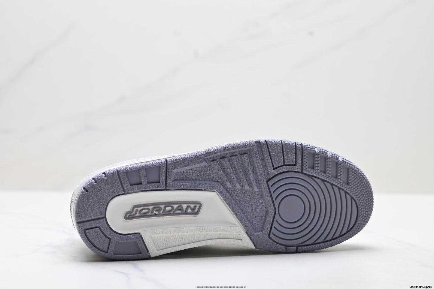 Air Jordan 3 Retro White Silvery