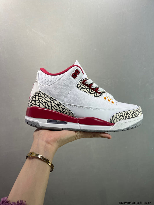 Air Jordan 3 Retro White Red