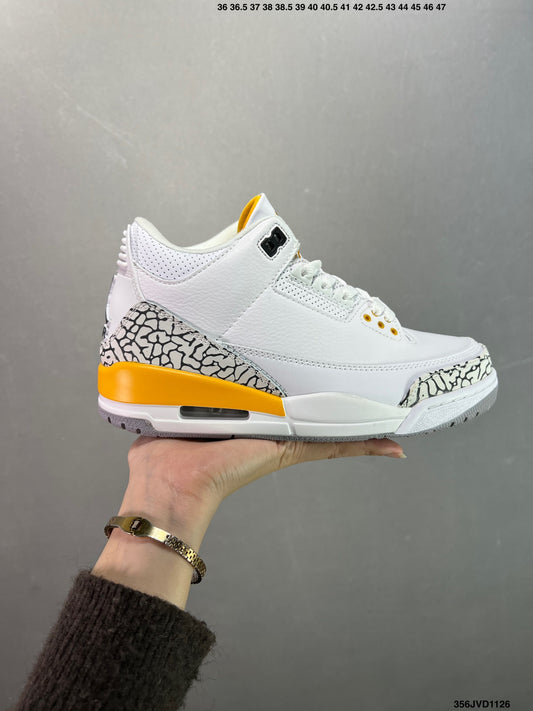 Air Jordan 3 Retro White Yellow