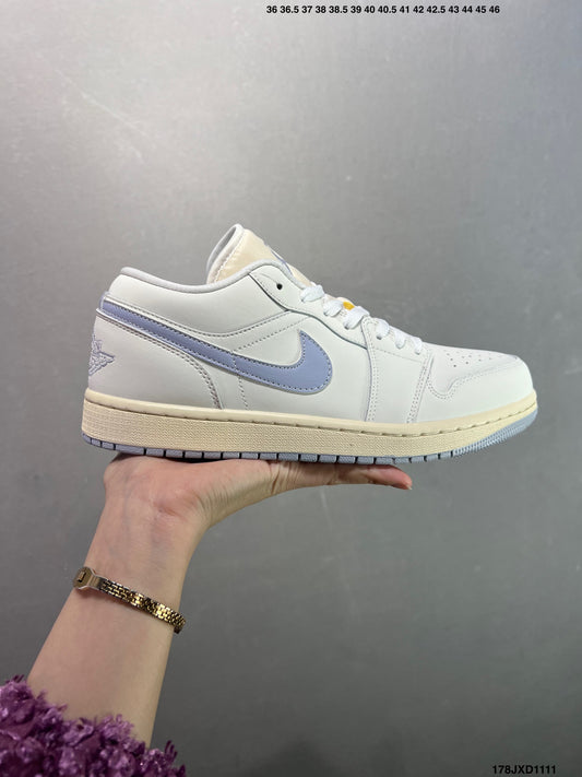 Air Jordan 1 Retro Low White Light Purple