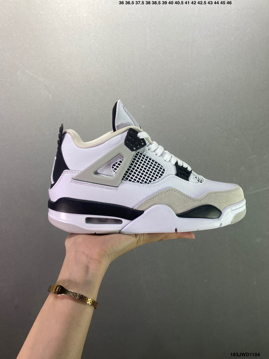 Air Jordan 4 Retro White Black