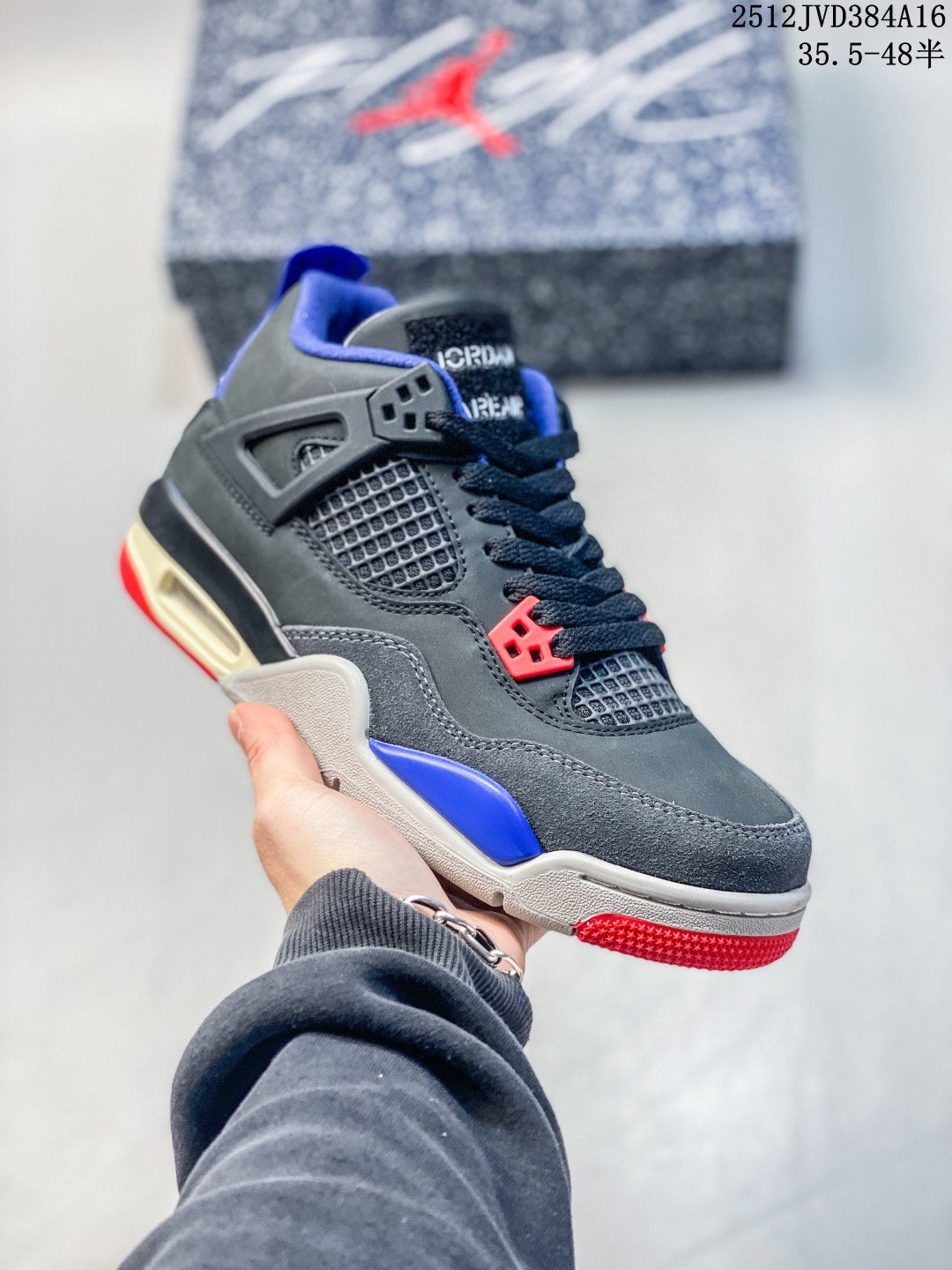 Air Jordan 4 Retro Black Red Blue