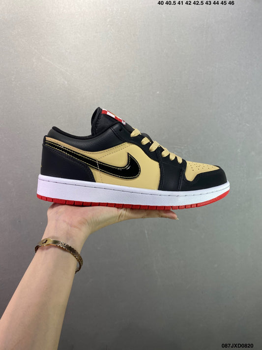 Air Jordan 1 Retro Low Black Yellow