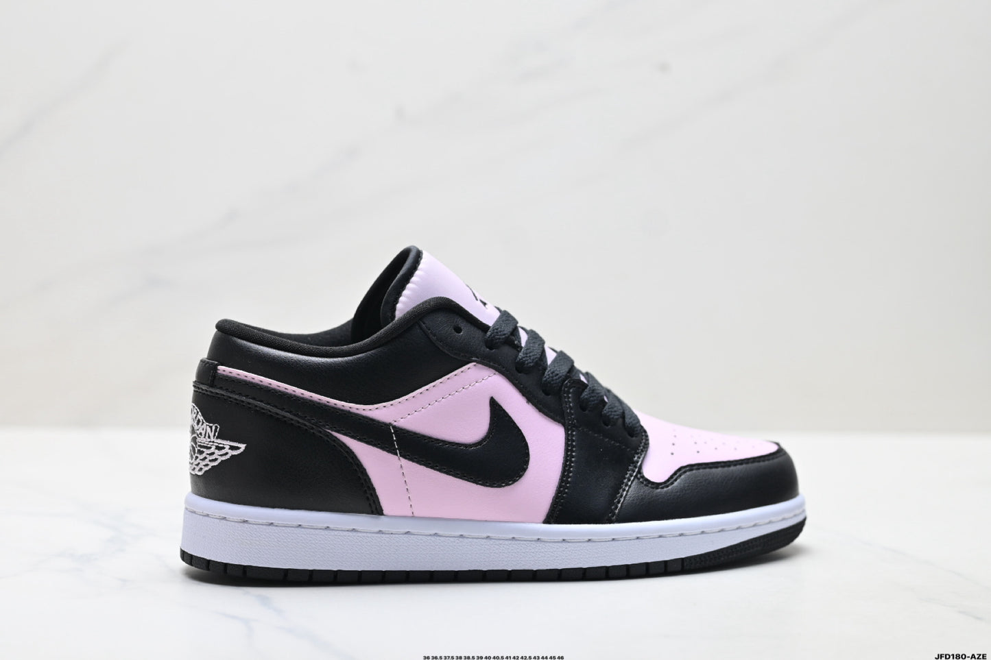 Air Jordan 1 Retro Low Black Black Pink