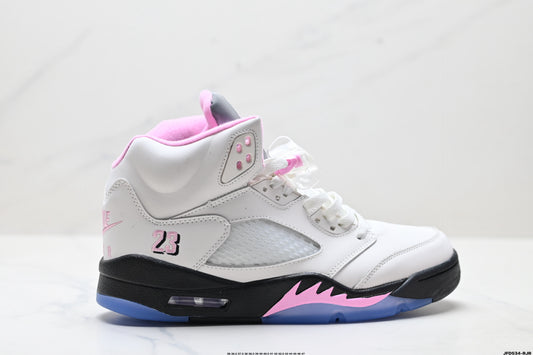 Air Jordan 5 Retro White Pink