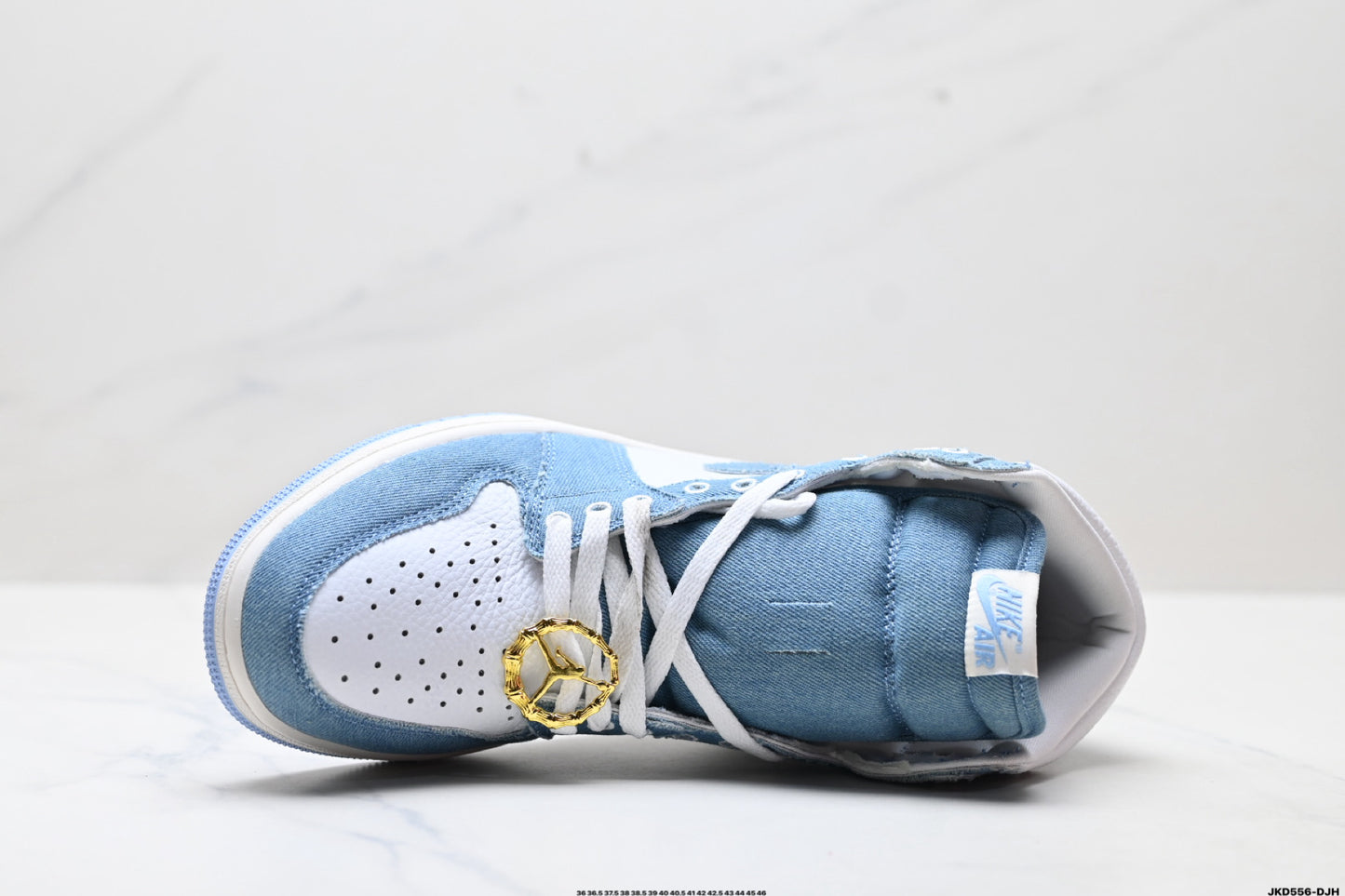 Air Jordan 1 Retro High White Jeans Blue