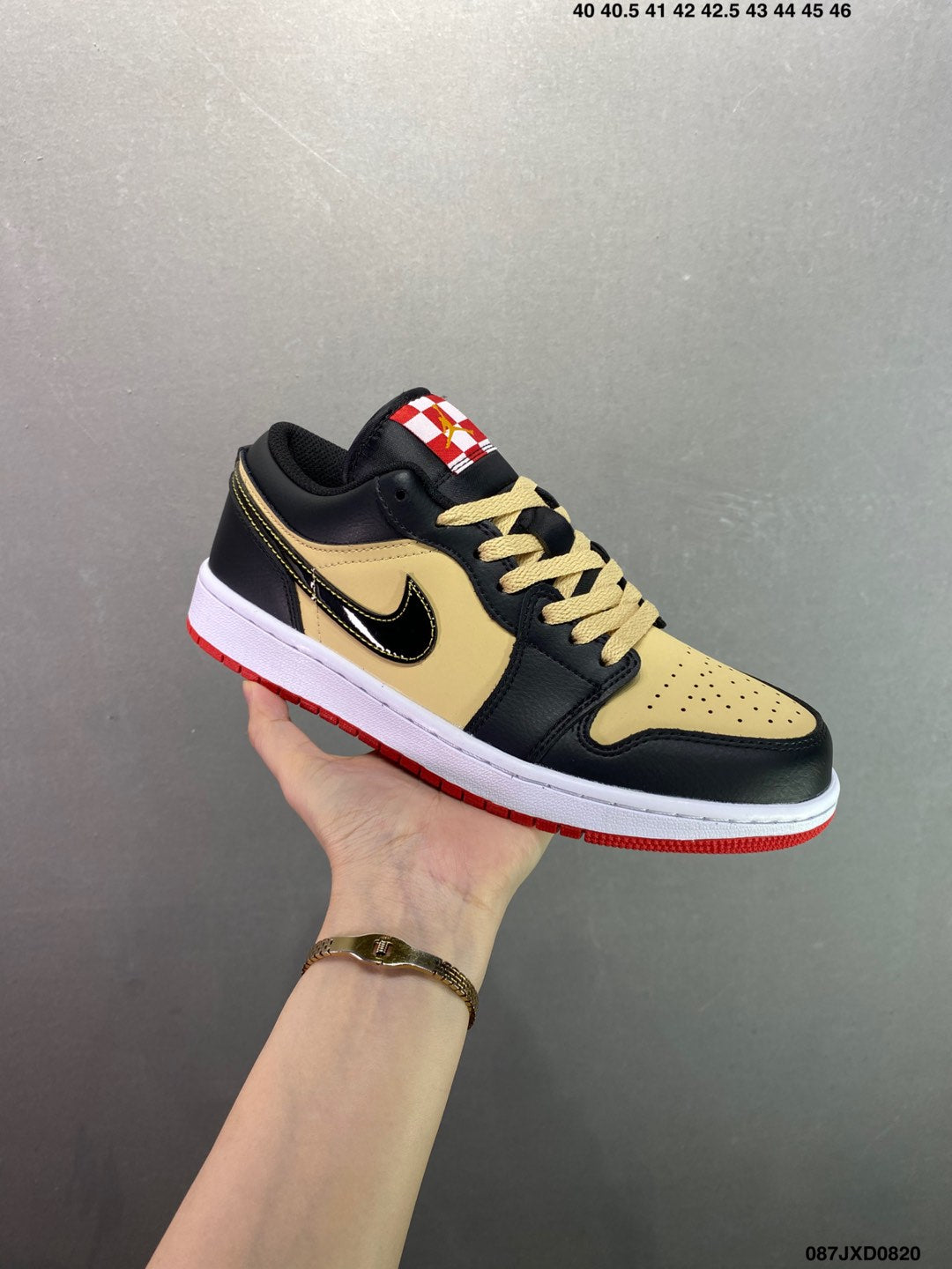 Air Jordan 1 Retro Low Black Yellow