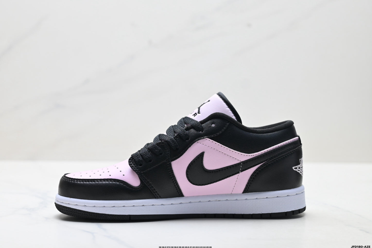 Air Jordan 1 Retro Low Black Black Pink