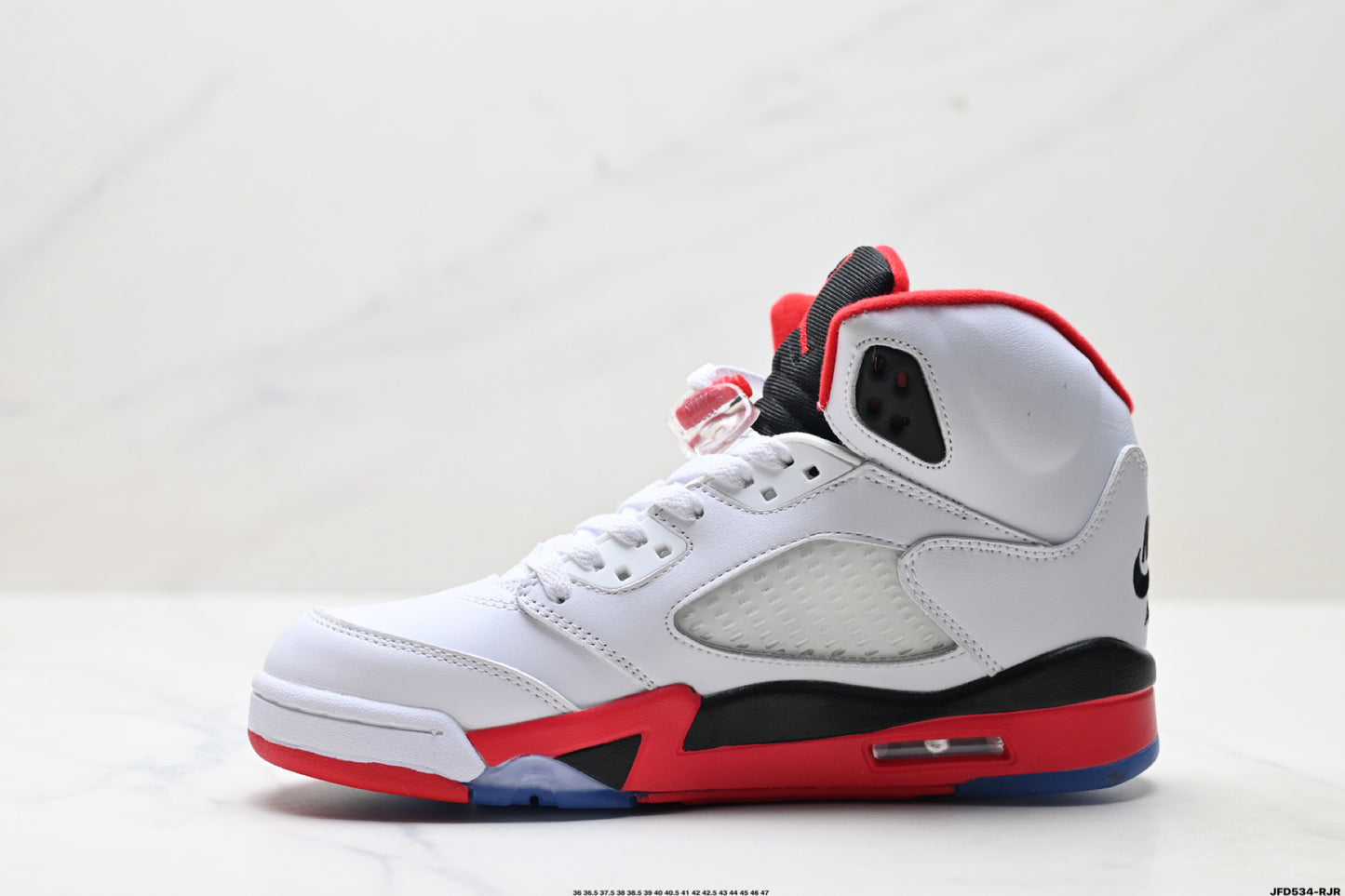 Air Jordan 5 Retro White Red