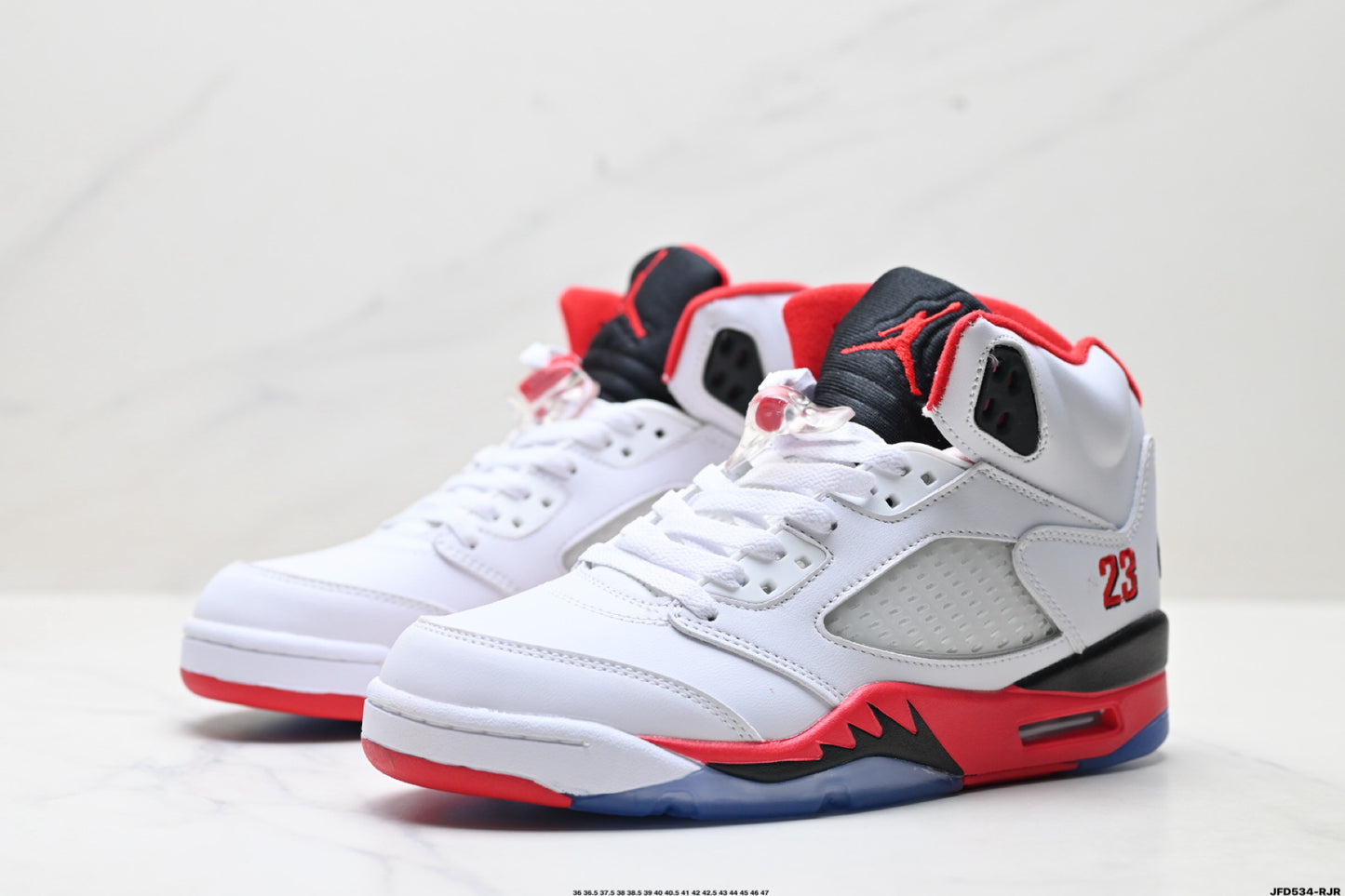 Air Jordan 5 Retro White Red