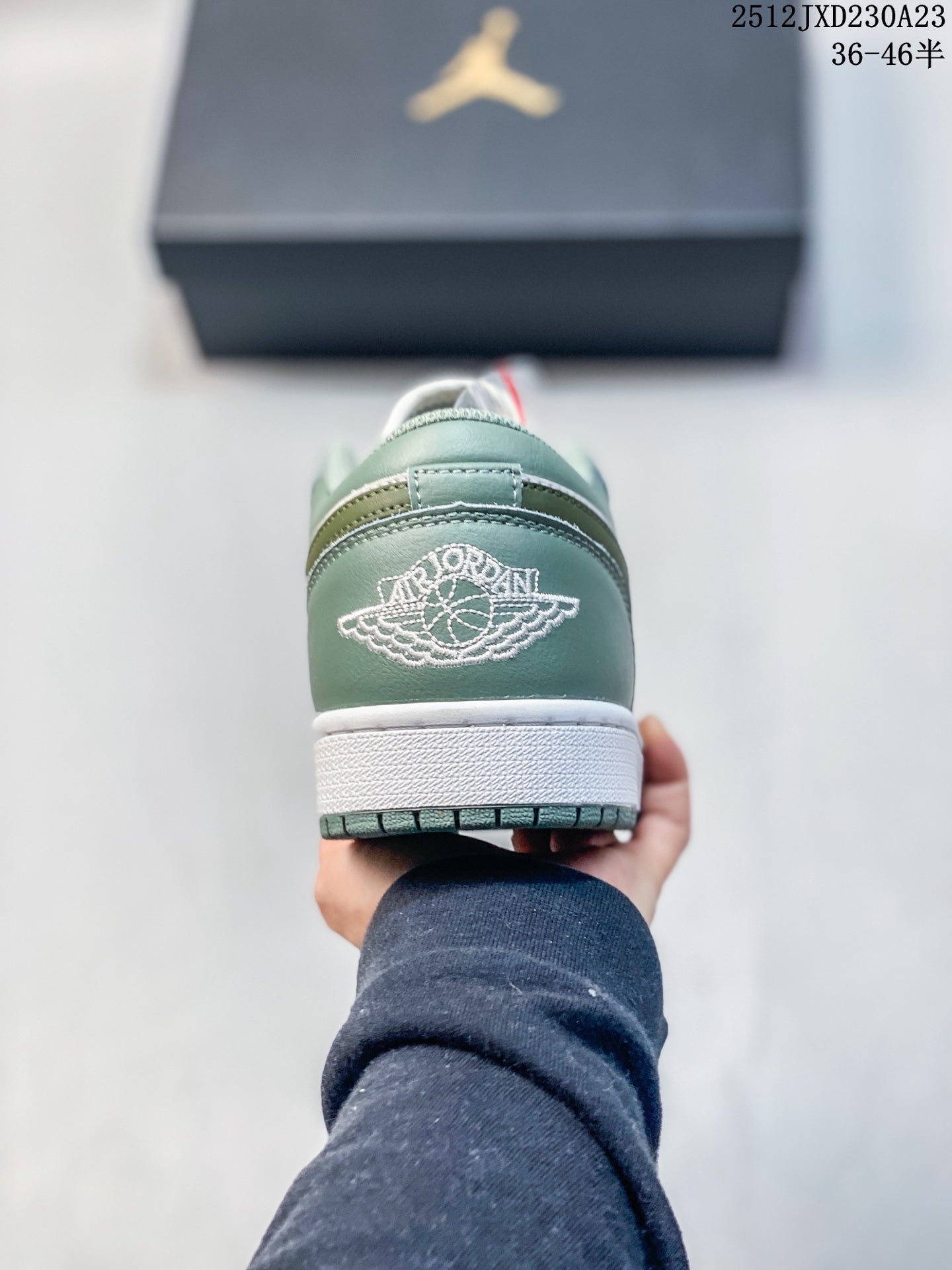 Air Jordan 1 Retro Low White Green