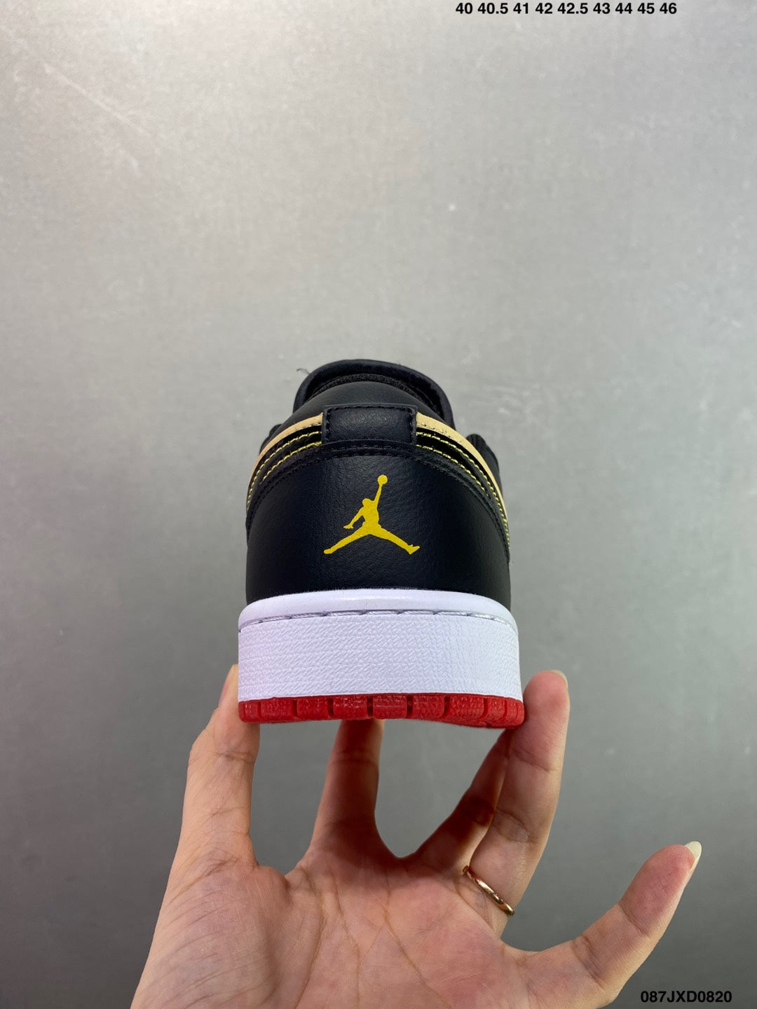 Air Jordan 1 Retro Low Black Yellow