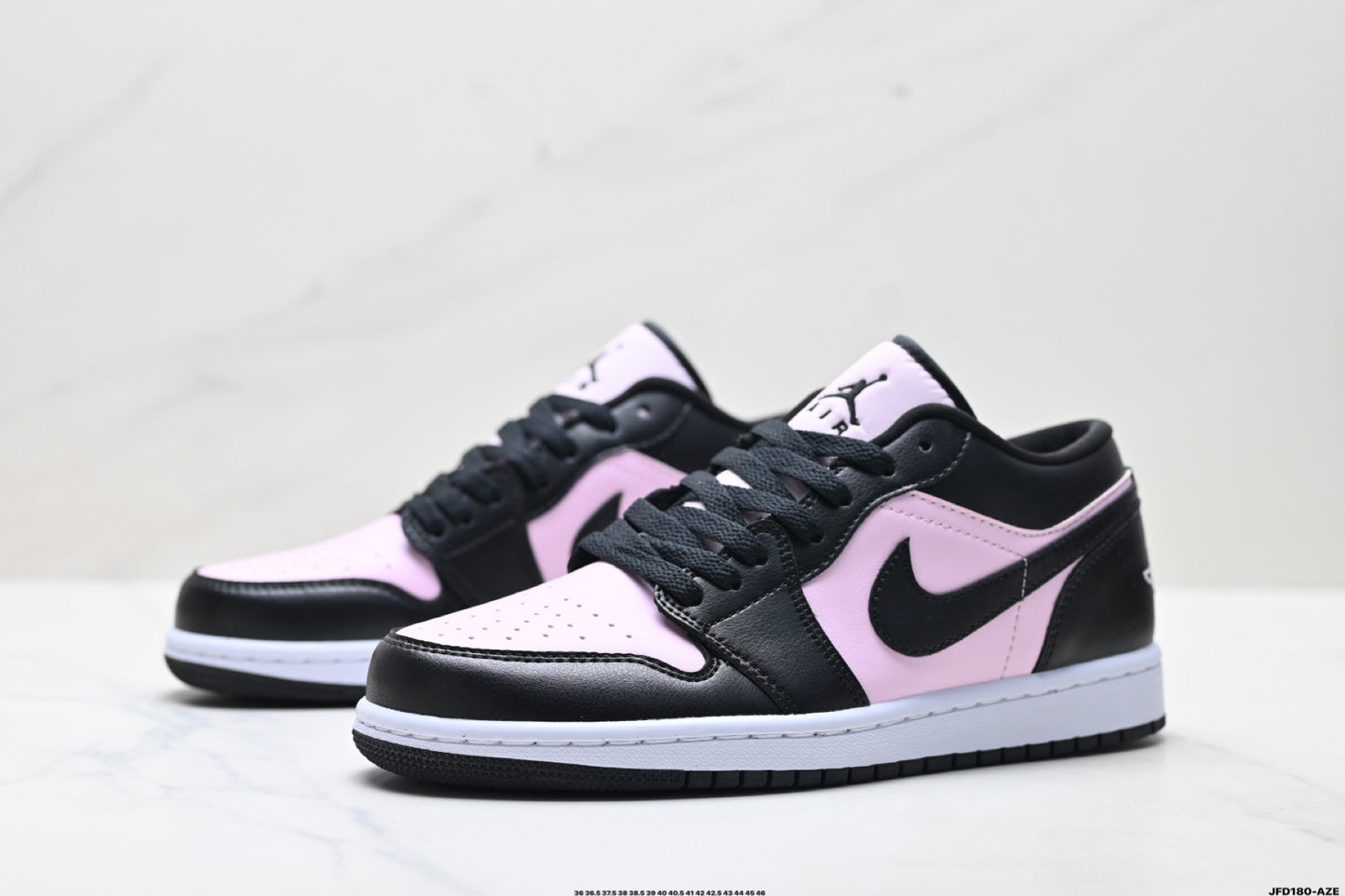 Air Jordan 1 Retro Low Black Black Pink