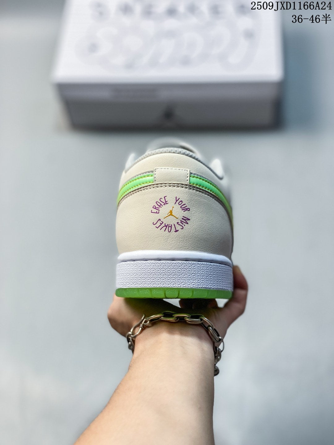 Air Jordan 1 Retro Low Grey Yellow