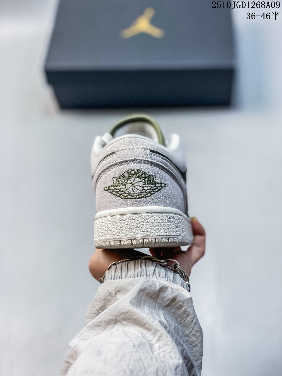 Air Jordan 1 Retro Low Grey Green