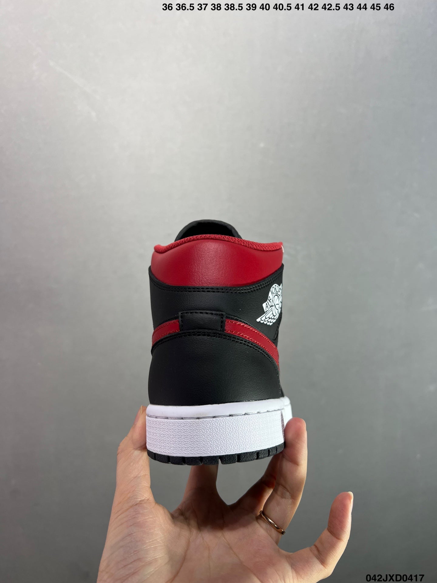 Air Jordan 1 Retro Mid Black Red