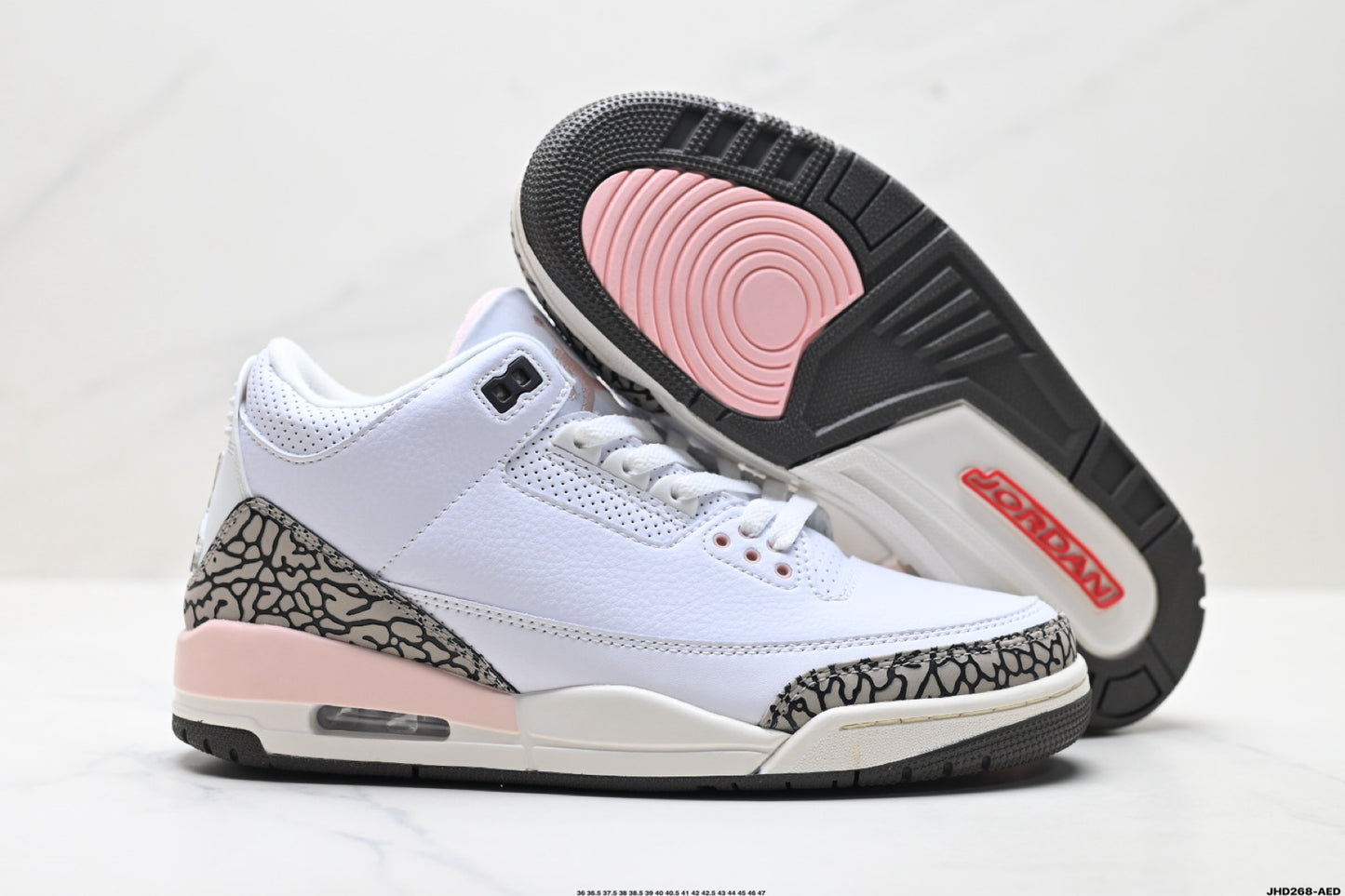 Air Jordan 3 Retro White Pink