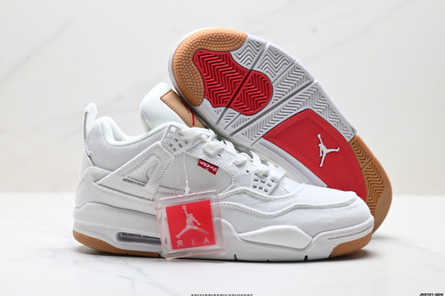 Air Jordan 4 Retro Jeans White