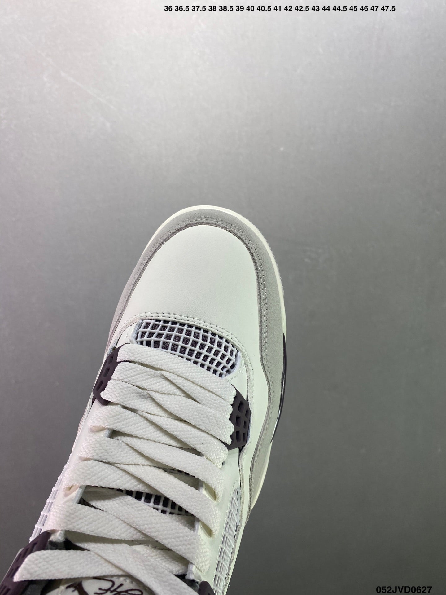 Air Jordan 4 Retro White Dark Purple