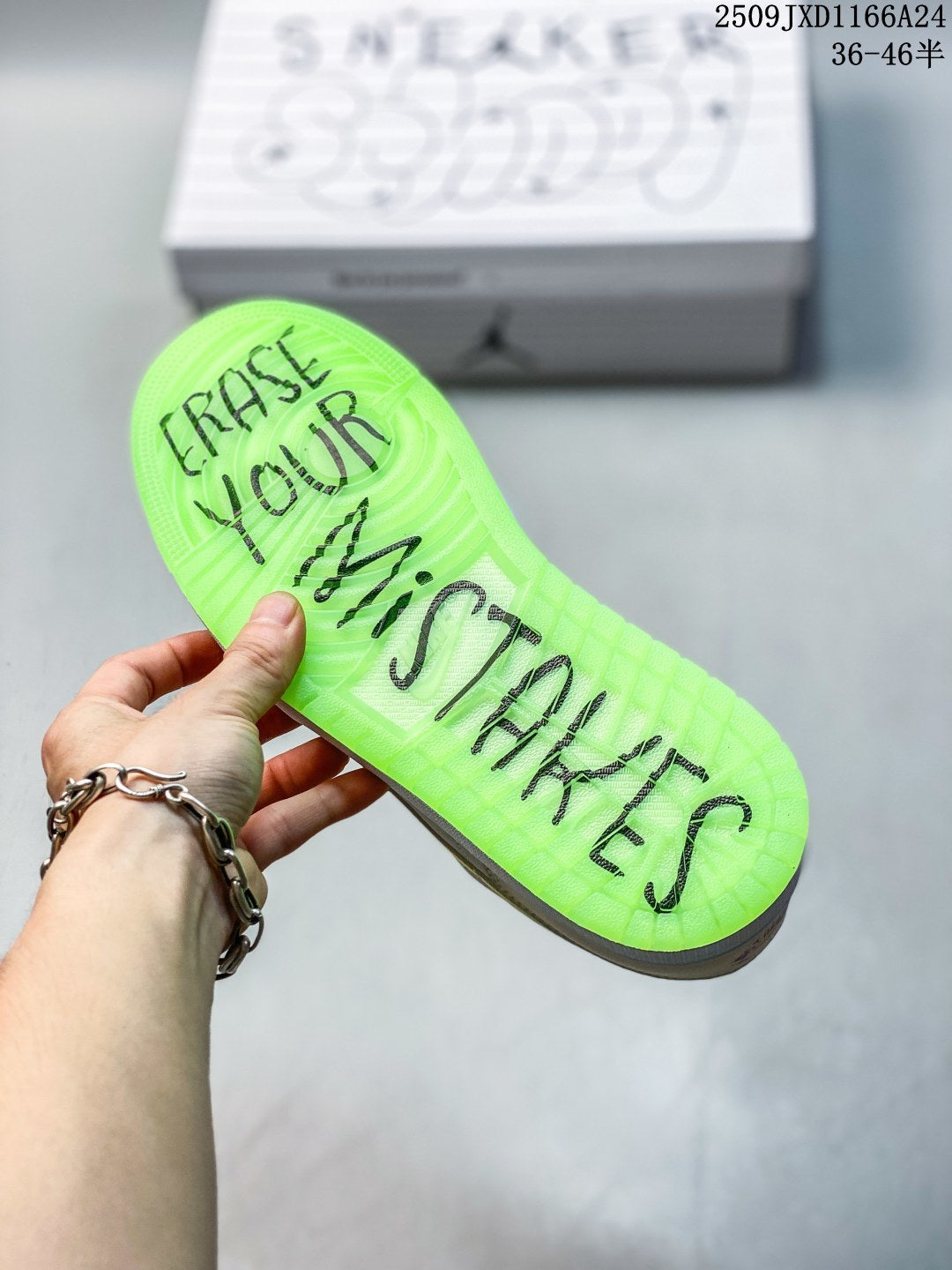 Air Jordan 1 Retro Low Grey Yellow