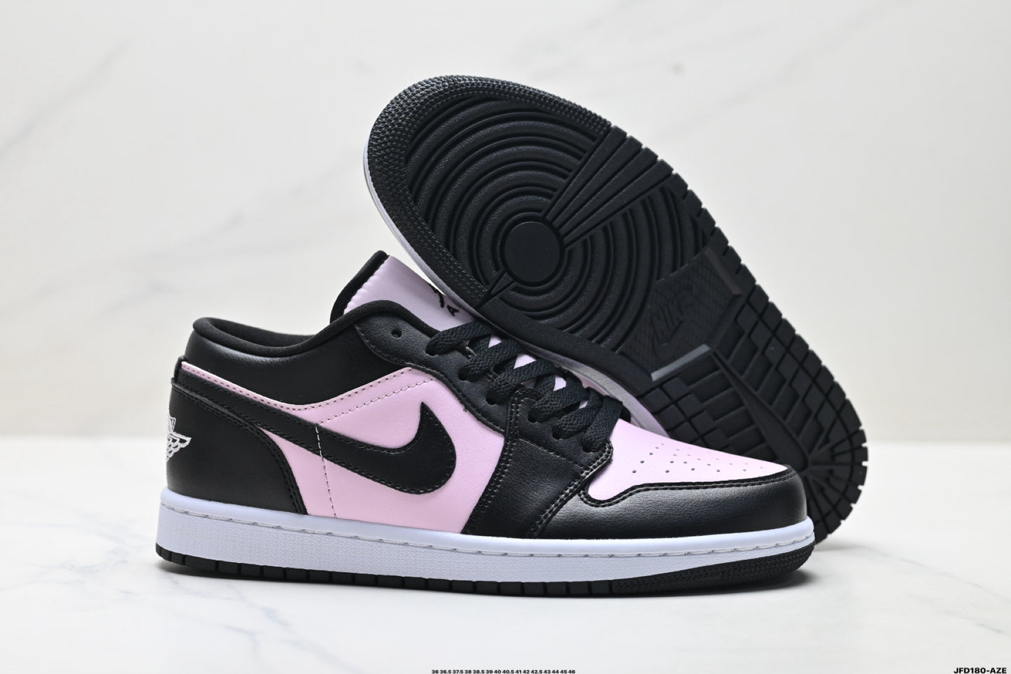 Air Jordan 1 Retro Low Black Black Pink