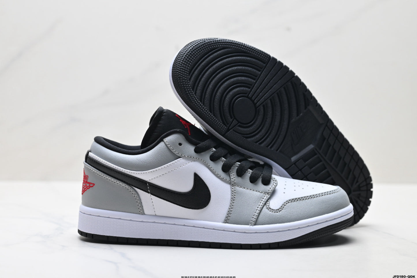 Air Jordan 1 Retro Low Black White Grey