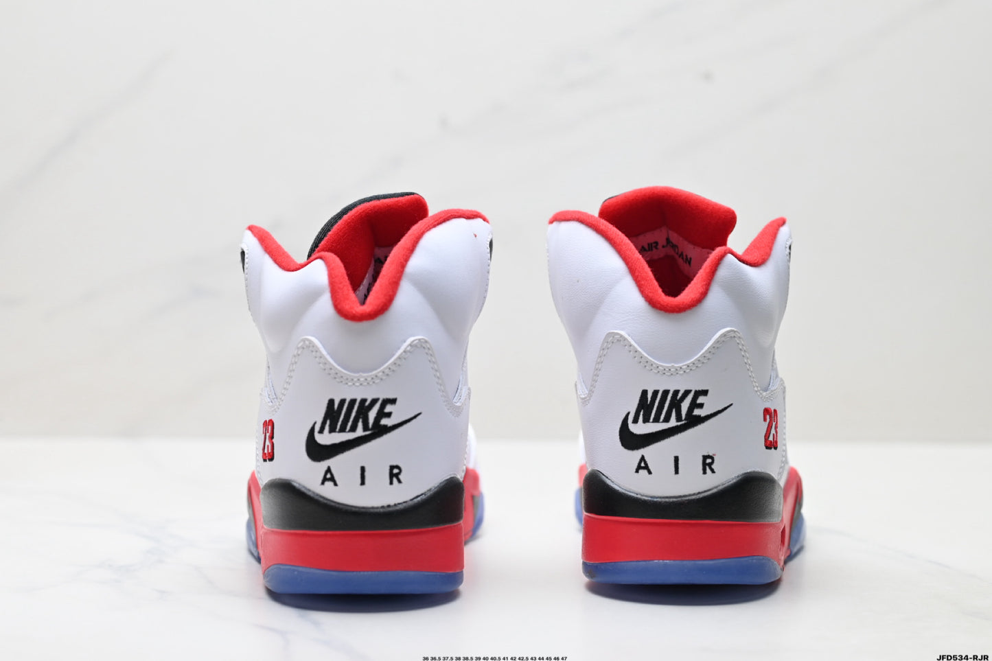 Air Jordan 5 Retro White Red