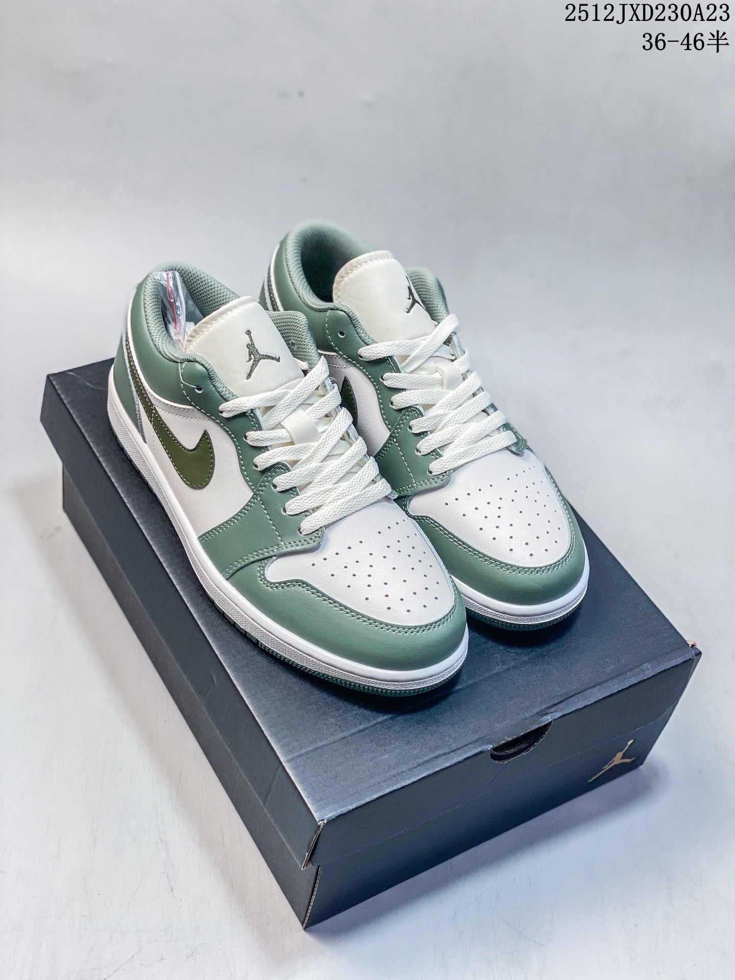 Air Jordan 1 Retro Low White Green