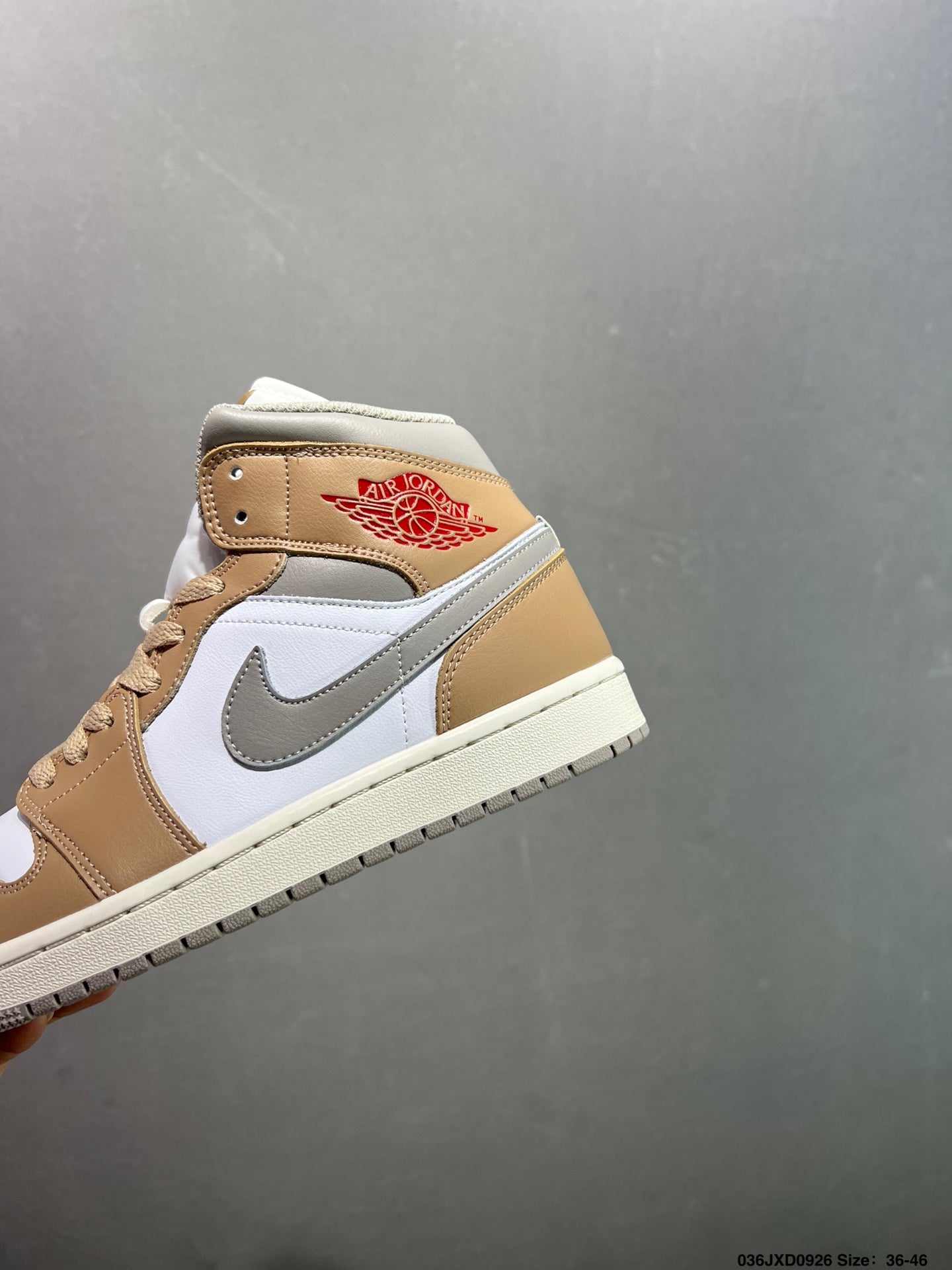 Air Jordan 1 Retro Mid White Brown