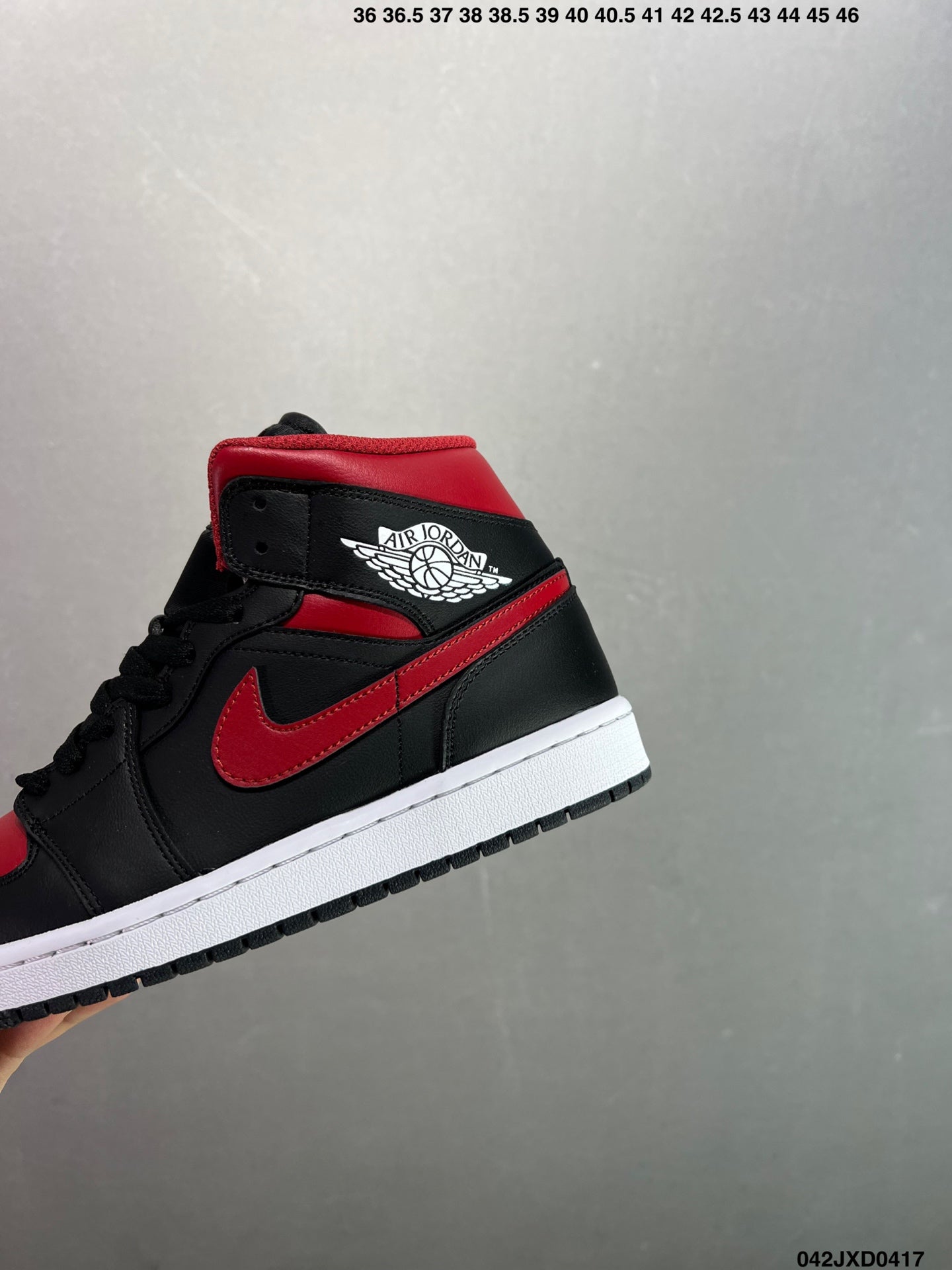 Air Jordan 1 Retro Mid Black Red