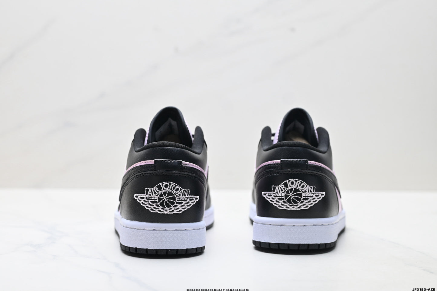 Air Jordan 1 Retro Low Black Black Pink