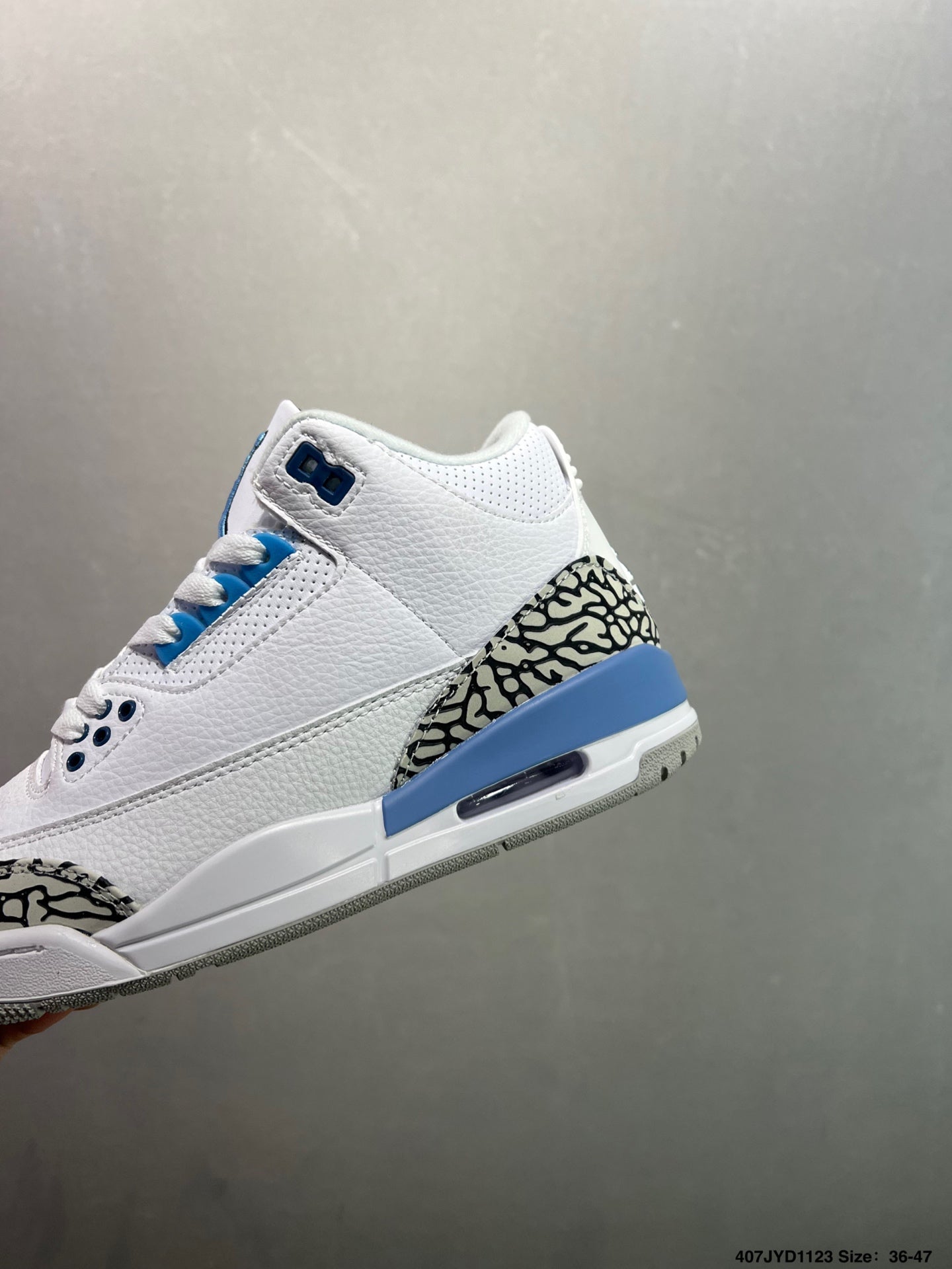 Air Jordan 3 Retro White Light Blue