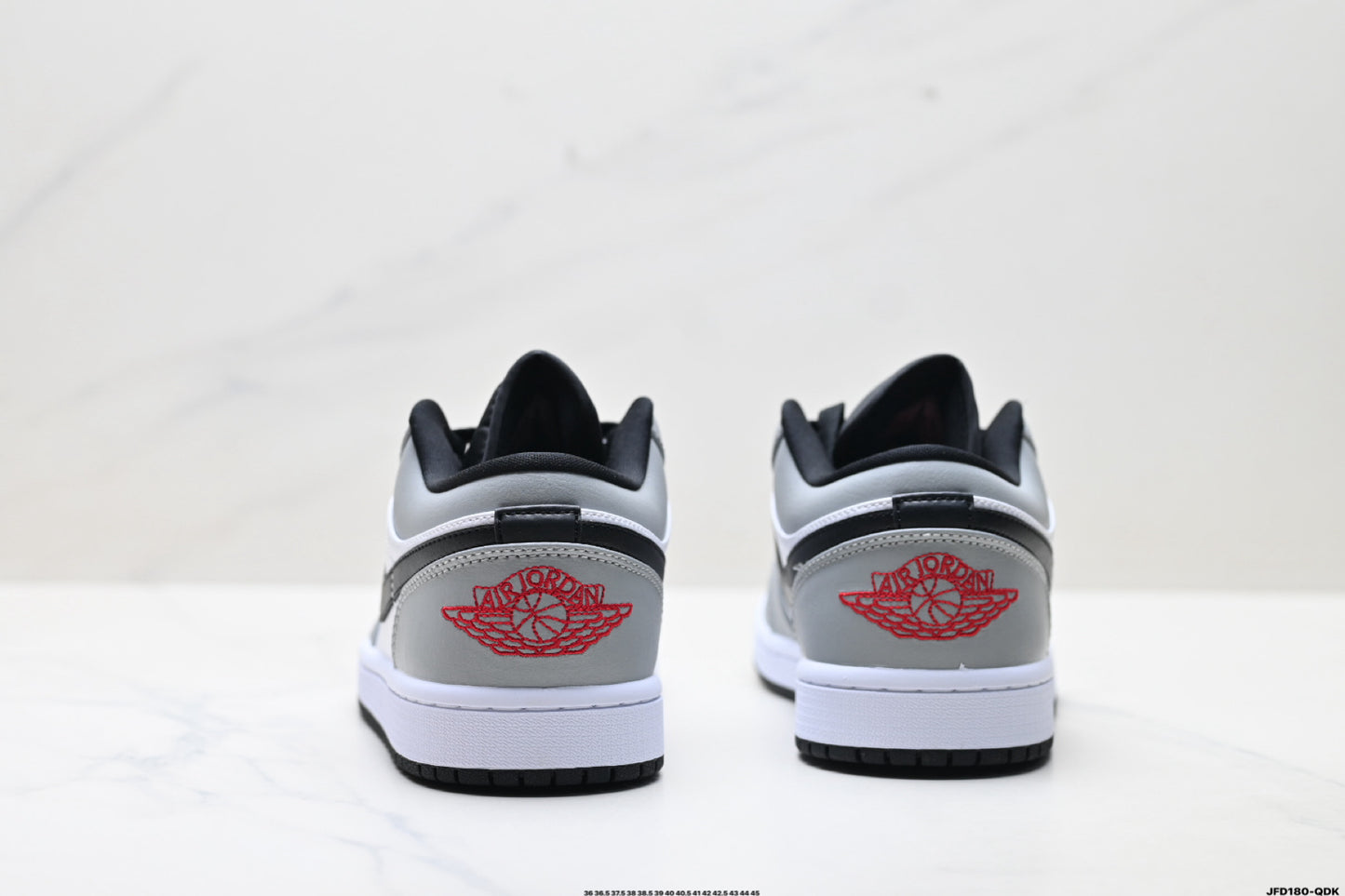 Air Jordan 1 Retro Low Black White Grey