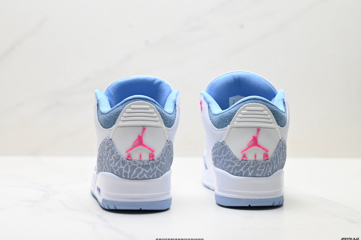 Air Jordan 3 Retro White Cyan