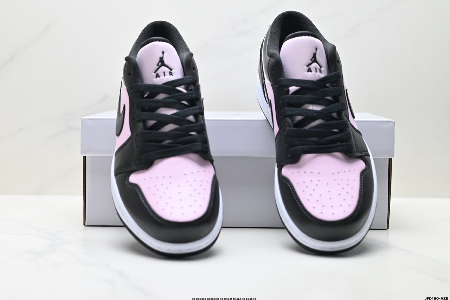 Air Jordan 1 Retro Low Black Black Pink