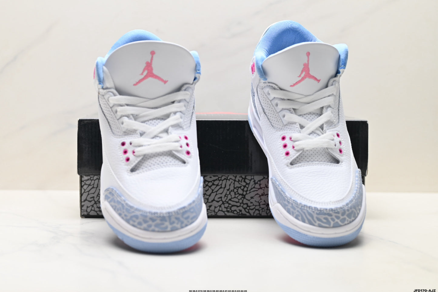 Air Jordan 3 Retro White Cyan