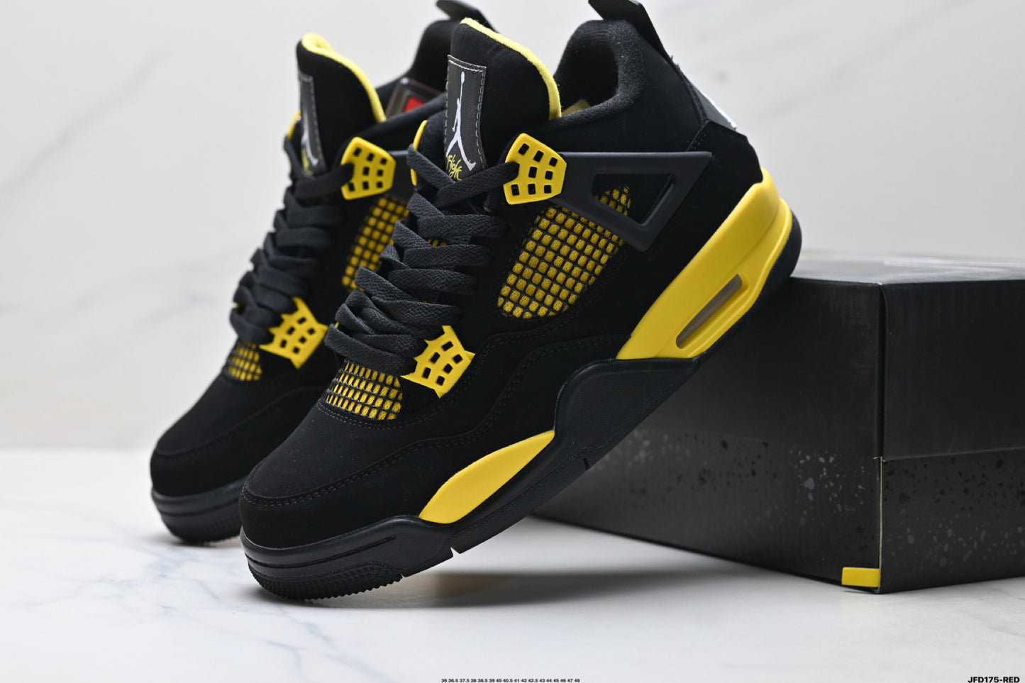 Air Jordan 4 Retro Black Yellow