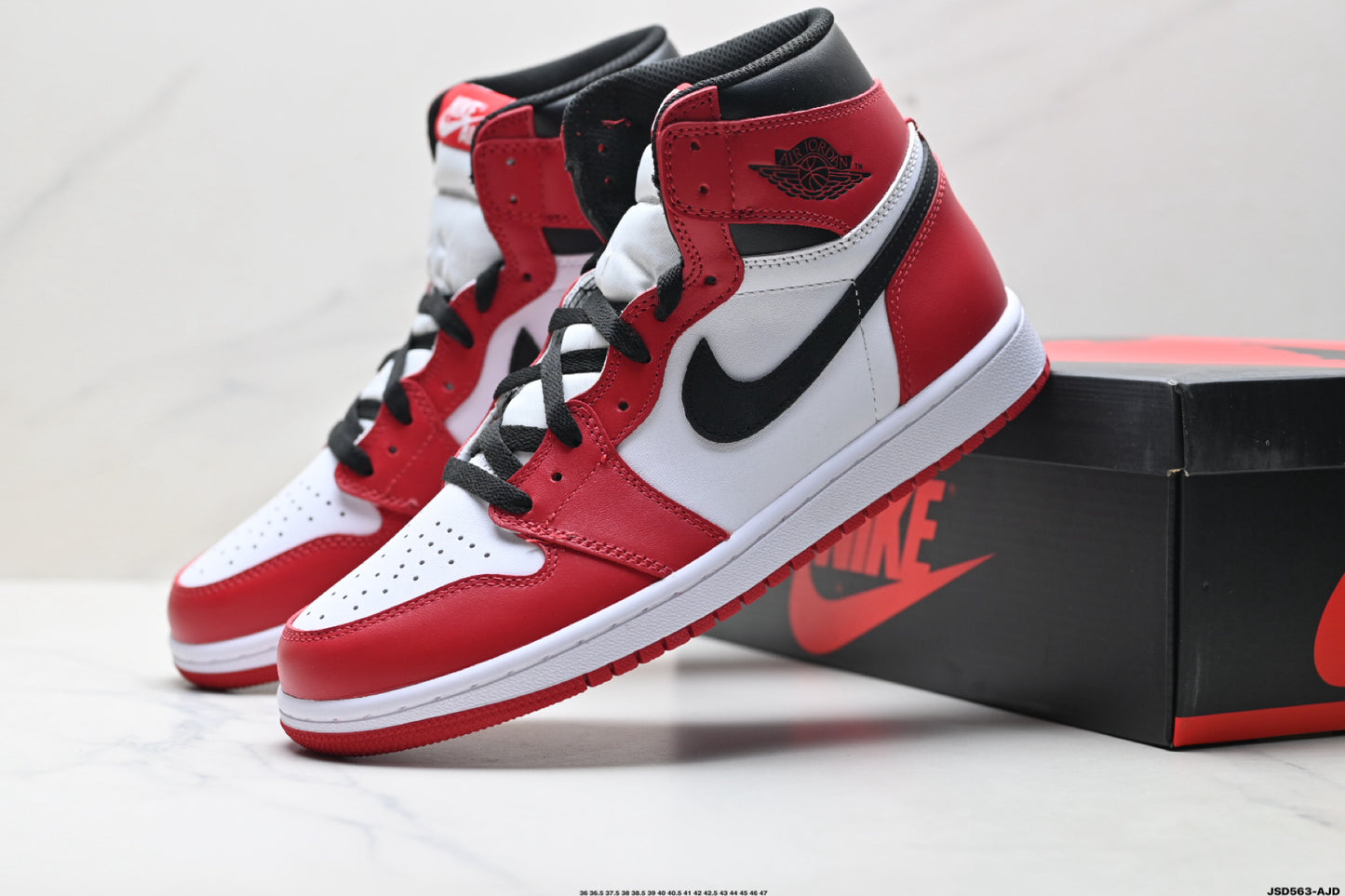 Air Jordan 1 Retro High White Red
