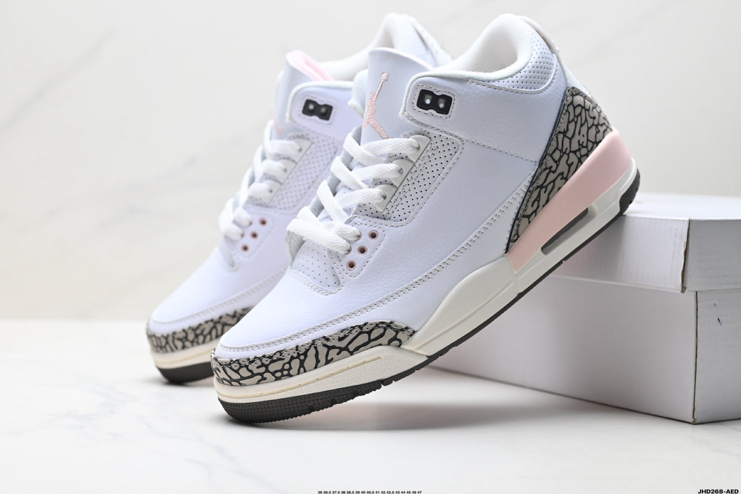 Air Jordan 3 Retro White Pink