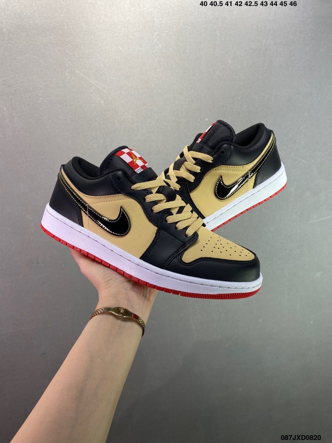 Air Jordan 1 Retro Low Black Yellow