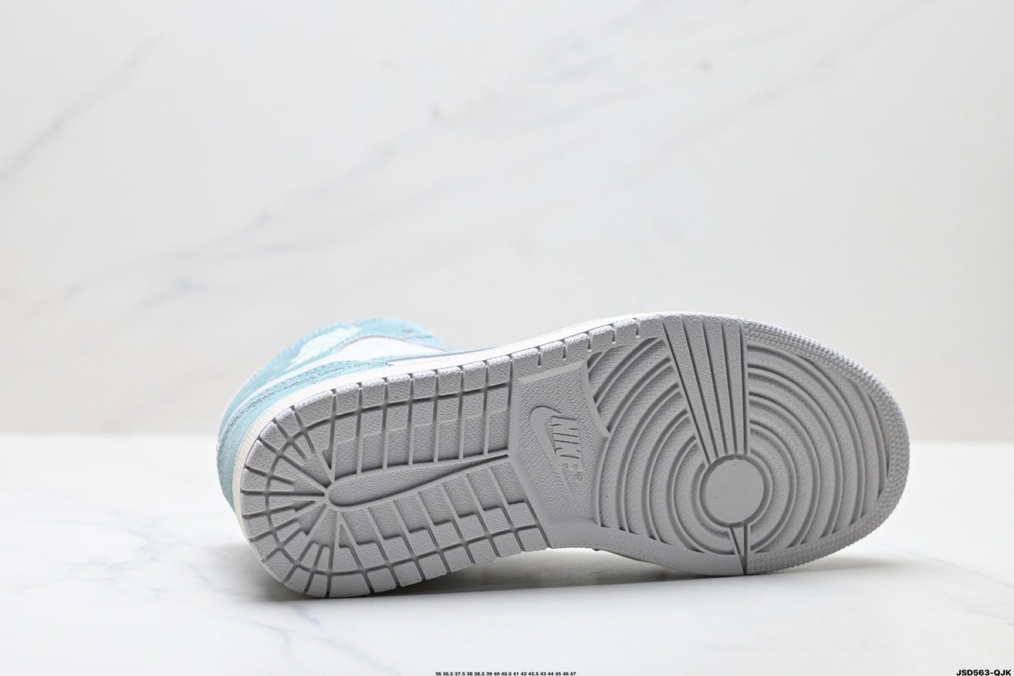 Air Jordan 1 Retro High White Jeans Green